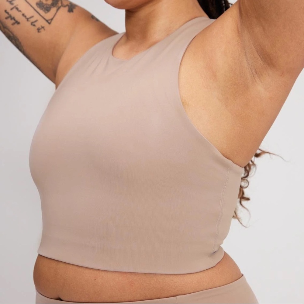 Girlfriend Collective Dylan bra Quartz
